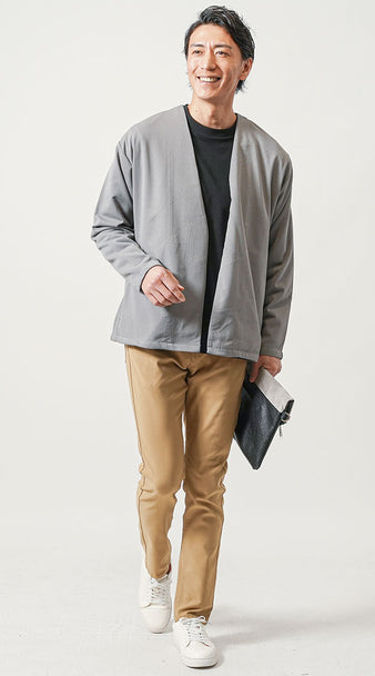 白アウター メンズ