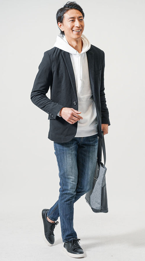 メンズのカジュアルな休日春コーデ