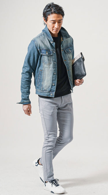 30代以上が目指したいグレースキニーパンツコーデ例