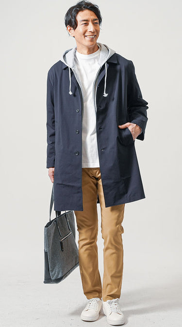 30代以上が目指したいベージュスキニーパンツコーデ例