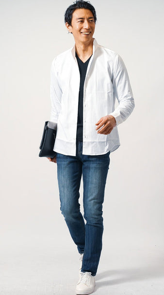 メンズにおすすめの気温20度に適したカットソーの服装