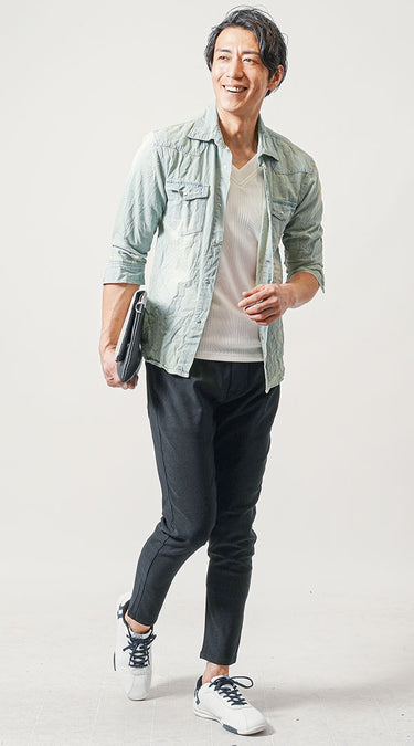 メンズにおすすめのシャツコーデ