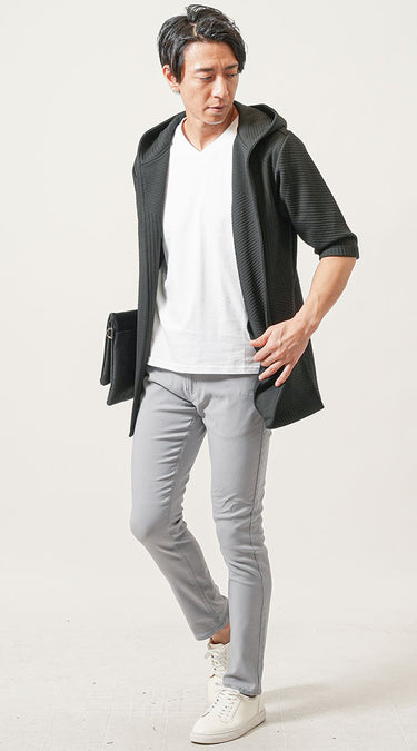 60代メンズにおすすめのパーカーコーデ例