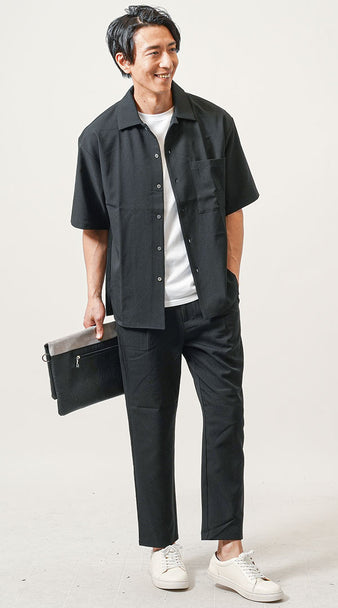 50代メンズおすすめの人気ブランドセットアップコーデの例