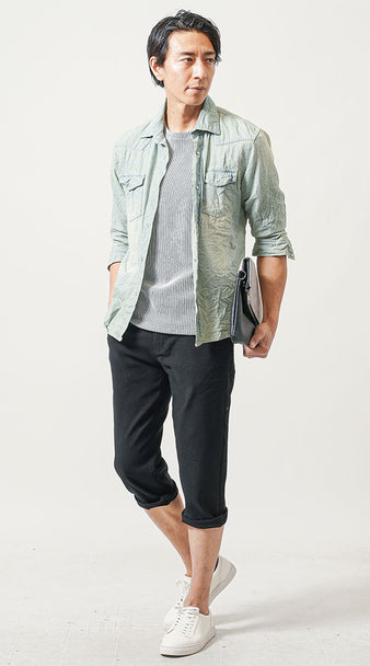 遊園地デート夏のコーデ例