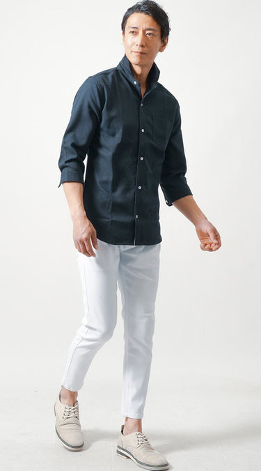 50代メンズ夏のチノパンコーディネート