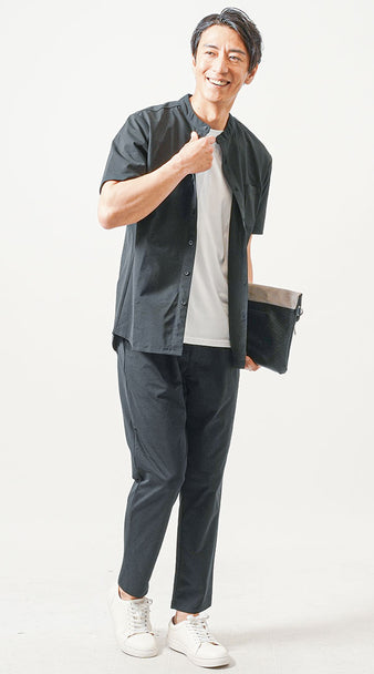 セットアップ　メンズ　50代 コーデ