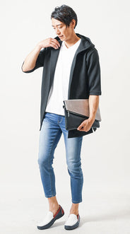 春のおすすめ全身コーデメンズ