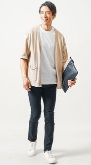 春のおすすめ全身コーデメンズ