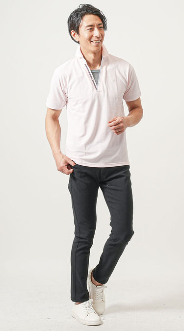 メンズにおすすめのデニムパンツコーデの例