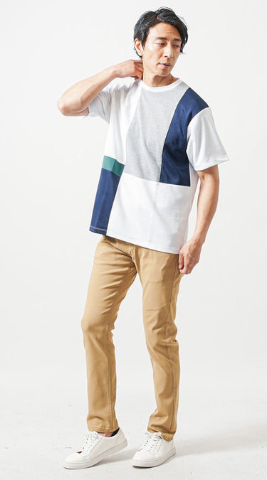 30代メンズにおすすめのベージュパンツコーデ
