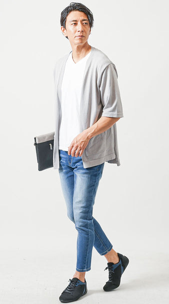 50代メンズのスポーティーでカジュアルな大人のスニーカーコーデ