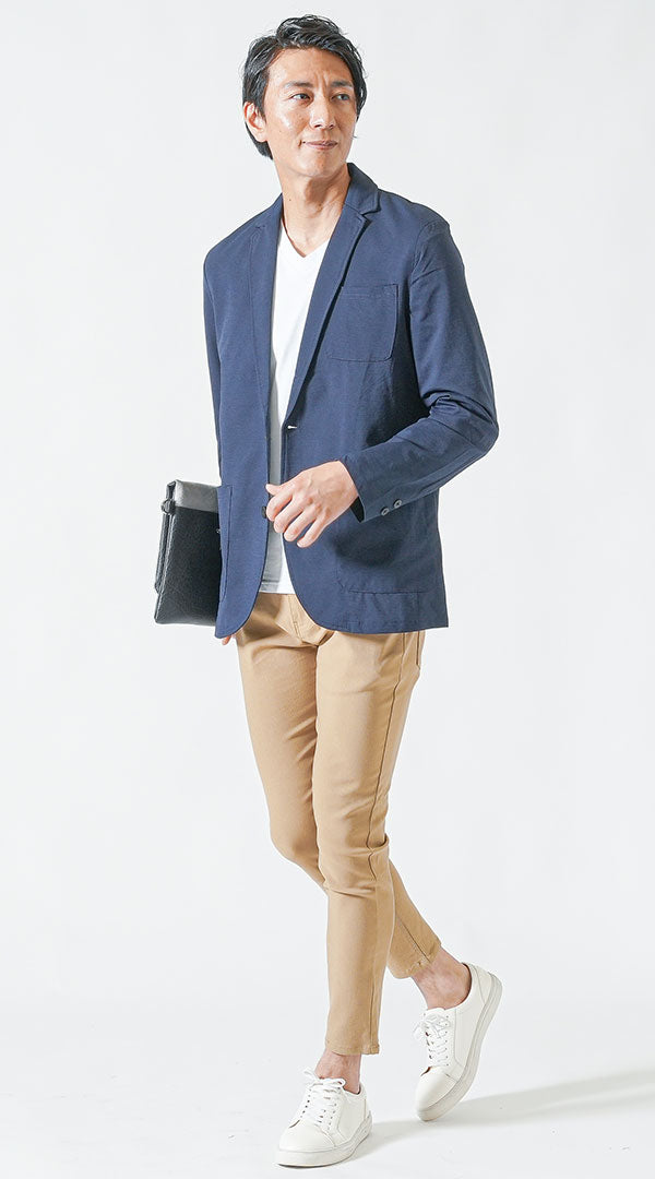 50代メンズにおすすめのちょいワルファッションの例