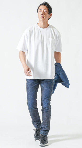白Ｔシャツコーデ