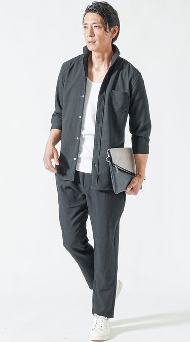 50代メンズにおすすめのセットアップのコーデ例