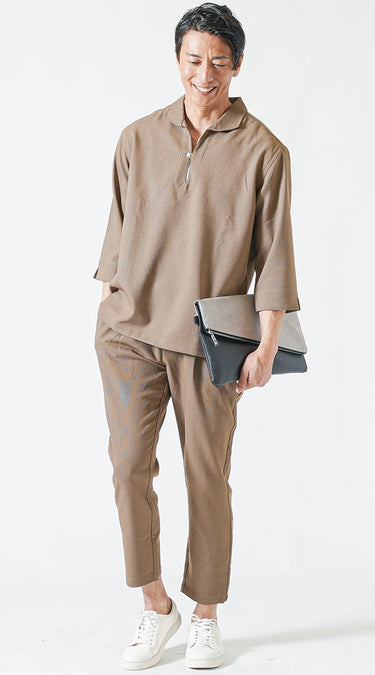 50代メンズにおすすめのセットアップのコーデ例