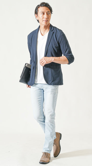 40代におすすめのきれいめなメンズファッションの例