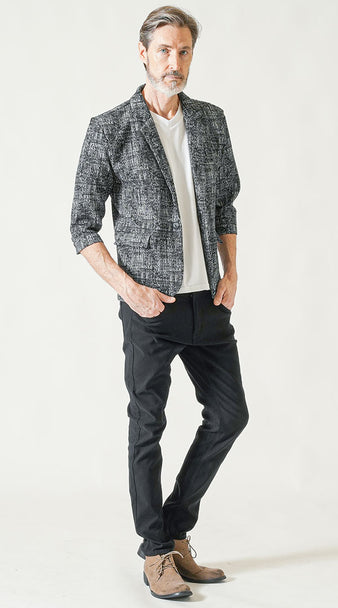 細身 男性 ファッションブランド　どこで買う　30代40代　タイトな服