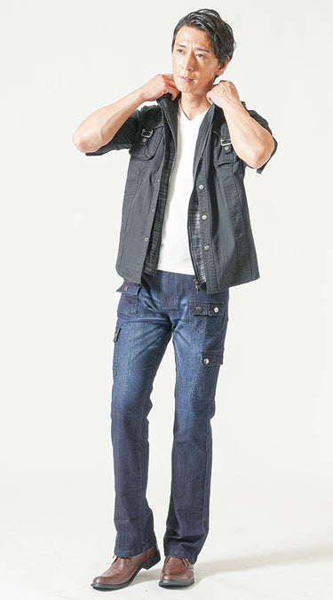 メンズにおすすめのカーゴパンツのコーデ例