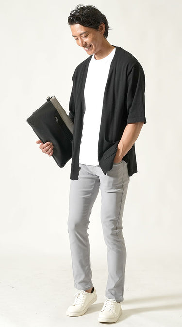 30代メンズにおすすめなパンツ夏コーデ例