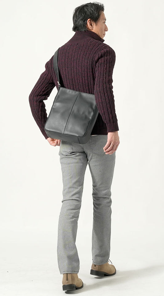 ワインニットジャケット　千鳥パンツ　ベージュブーツ　snp_pl2049