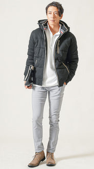 40代メンズに相応しい冬のブーツコーデ