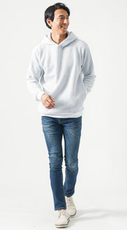 春の最高気温20度の私服・カジュアルメンズコーデ例