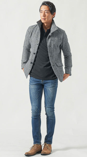 気温10度時の50代メンズにおすすめの服装の例