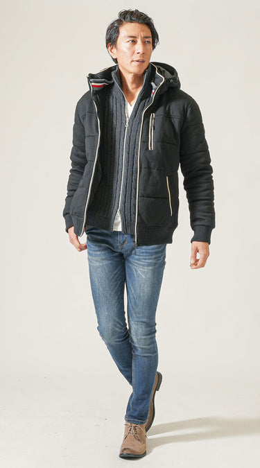 12月~2月の年末年始・冬のの服装コーデ例