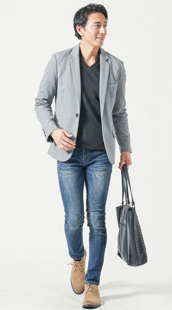 メンズにおすすめの秋冬デートコーデで使えるきれいめデニムスタイル