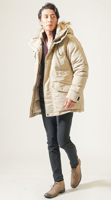 メンズにおすすめのコートのコーデ例