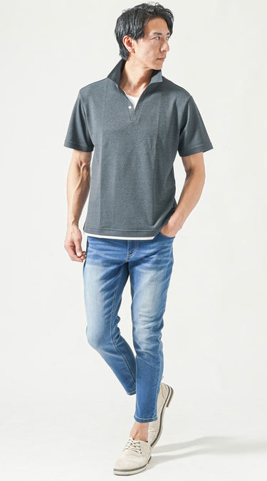 メンズにおすすめのポロシャツコーデ