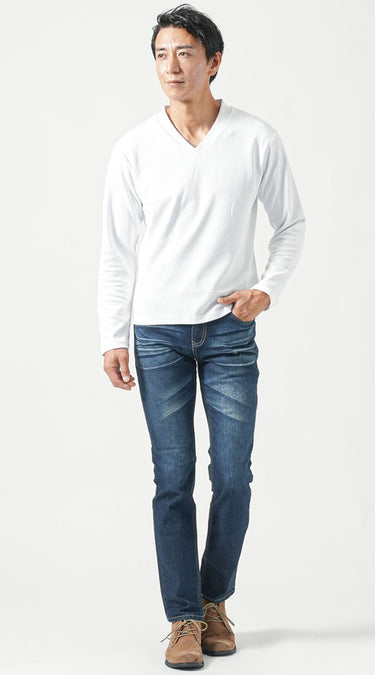 スリムフィットTシャツのかっこいいコーディネート