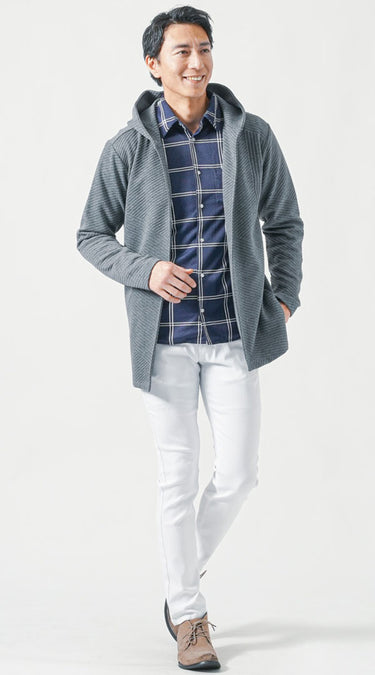 メンズにおすすめのパーカーに合うズボンのコーデ