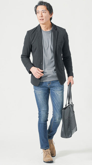 メンズにおすすめのジーパンに合う秋コーデ