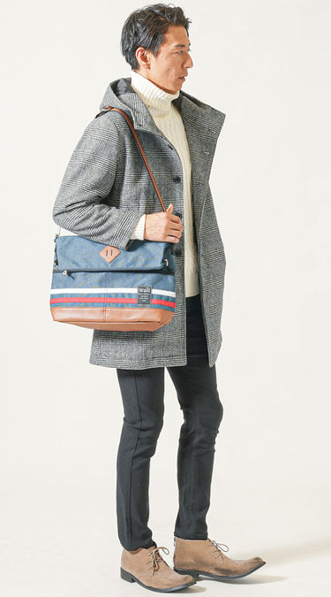 チャッカブーツのメンズコーデ