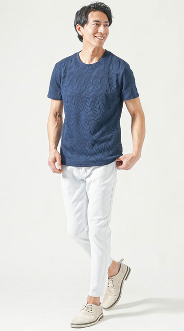 大人の男性にふさわしいカットソーコーデ例