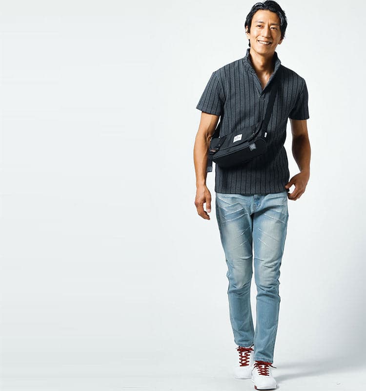 50代メンズにおすすめのちょいワルファッションの例