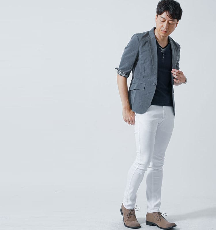 50代メンズにおすすめのちょいワルファッションの例