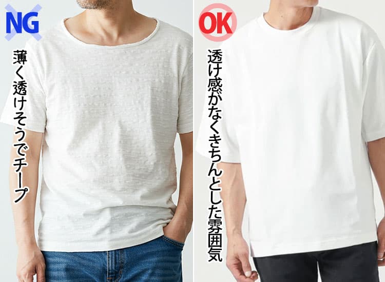 tシャツの素材の比較