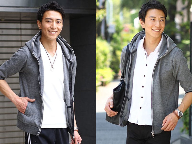 夏パーカーのコーデの幅を広げる!インナー選びのコツ