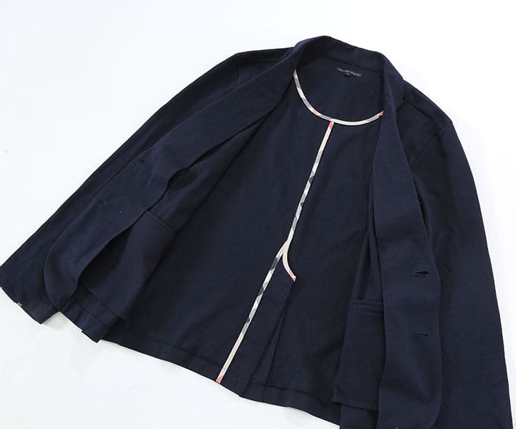 クールマックス素材鹿の子テーラードジャケット