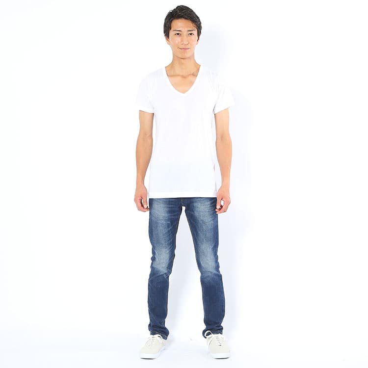 イケメンですら着丈長すぎるとダサく見える。