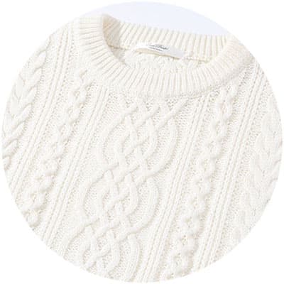 ケーブルニット