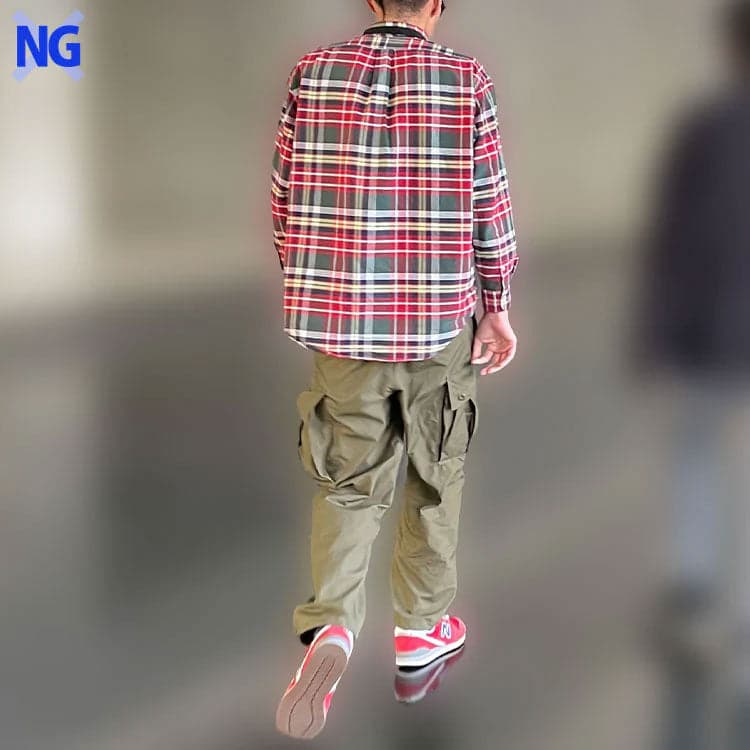 カジュアル過ぎる残念な服装の例