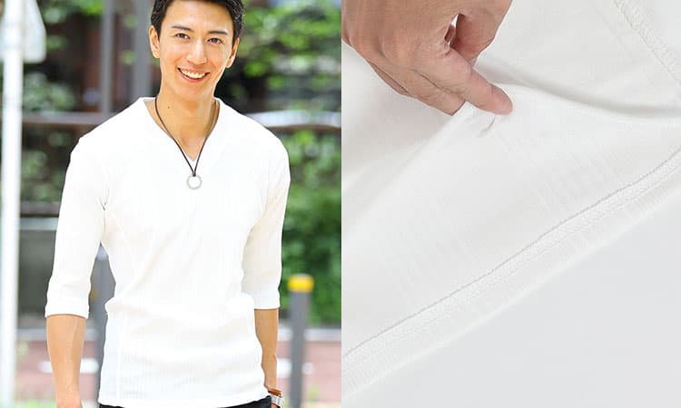 30代メンズおすすめTシャツ?透けない白Tシャツ