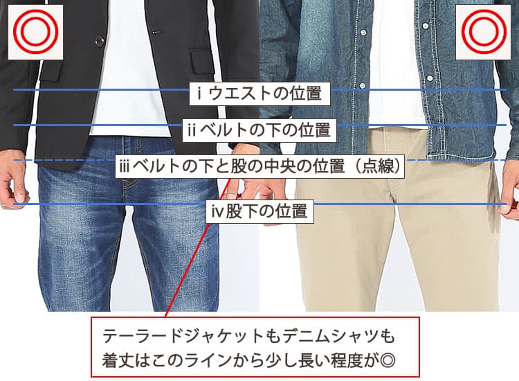 格好良く見えるデニムシャツの正しいサイズ感