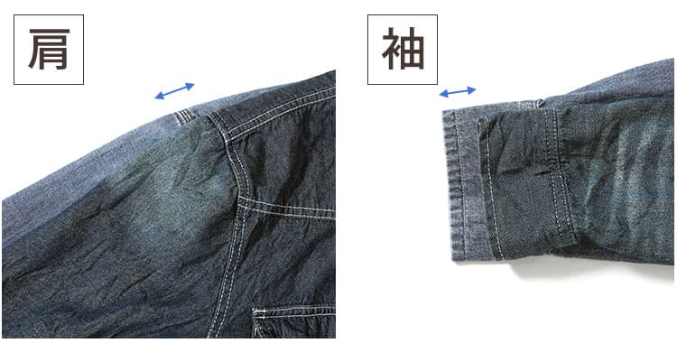 格好良く見えるデニムシャツの正しいサイズ感