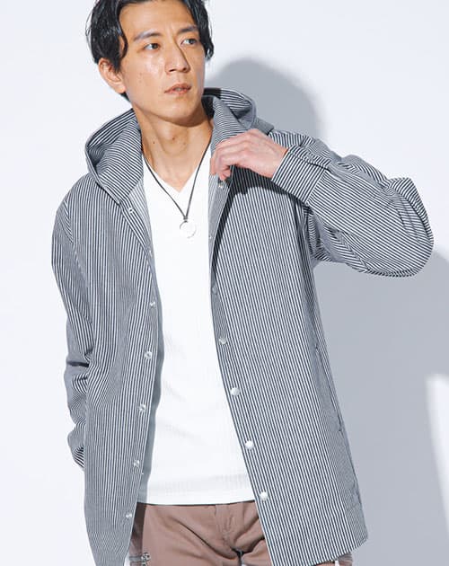 薄手パーカージャケット