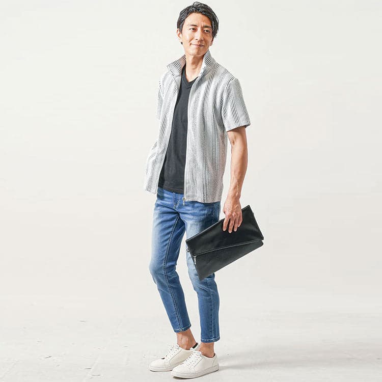 イケオジになりたい人におすすめのファッションブランドコーデの例